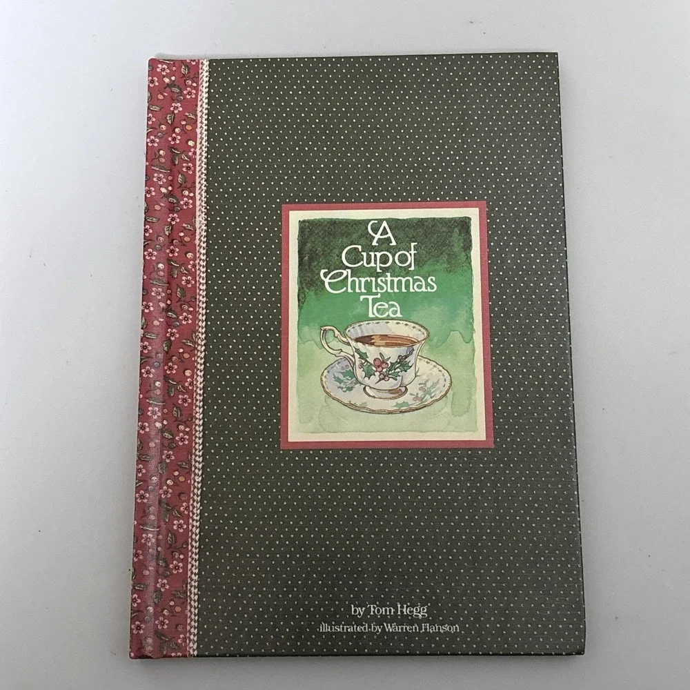 Vintage A Cup of Christmas Tea Book Poem Hegg Christmas Holiday Hardcover‎ 1982